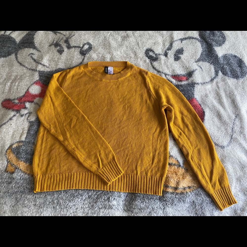 H&M mustard sweater